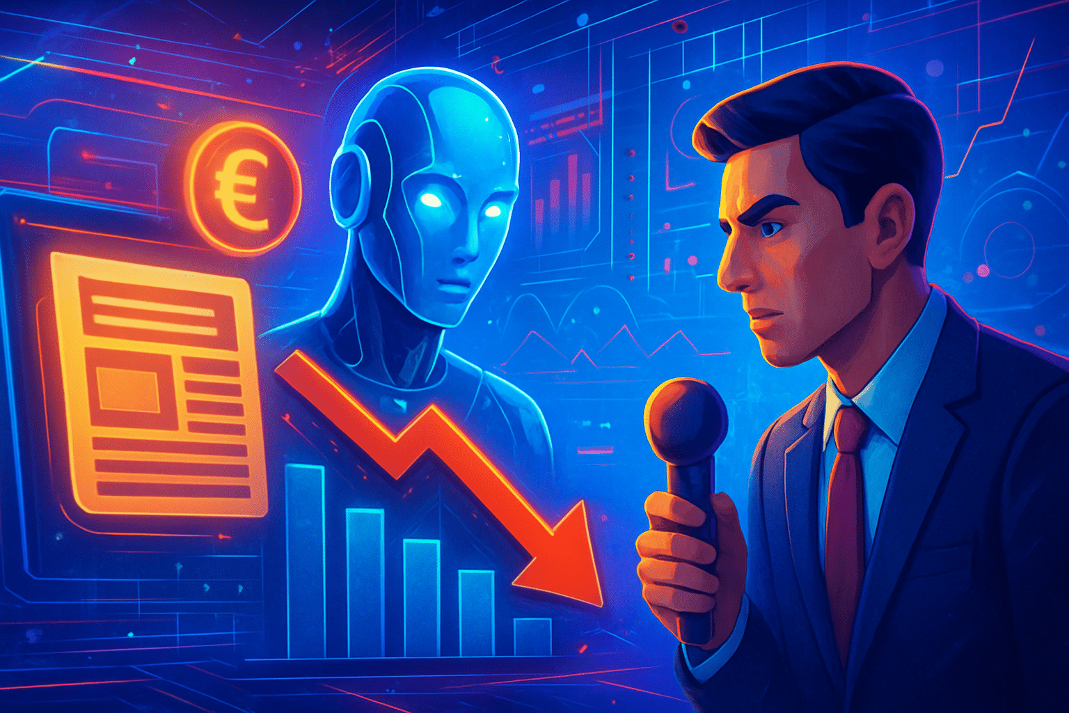 AI và ngân sách quảng cáo sụt giảm đe dọa AI và ngân sách quảng cáo sụt giảm đe dọa báo chí châu Âu 2026