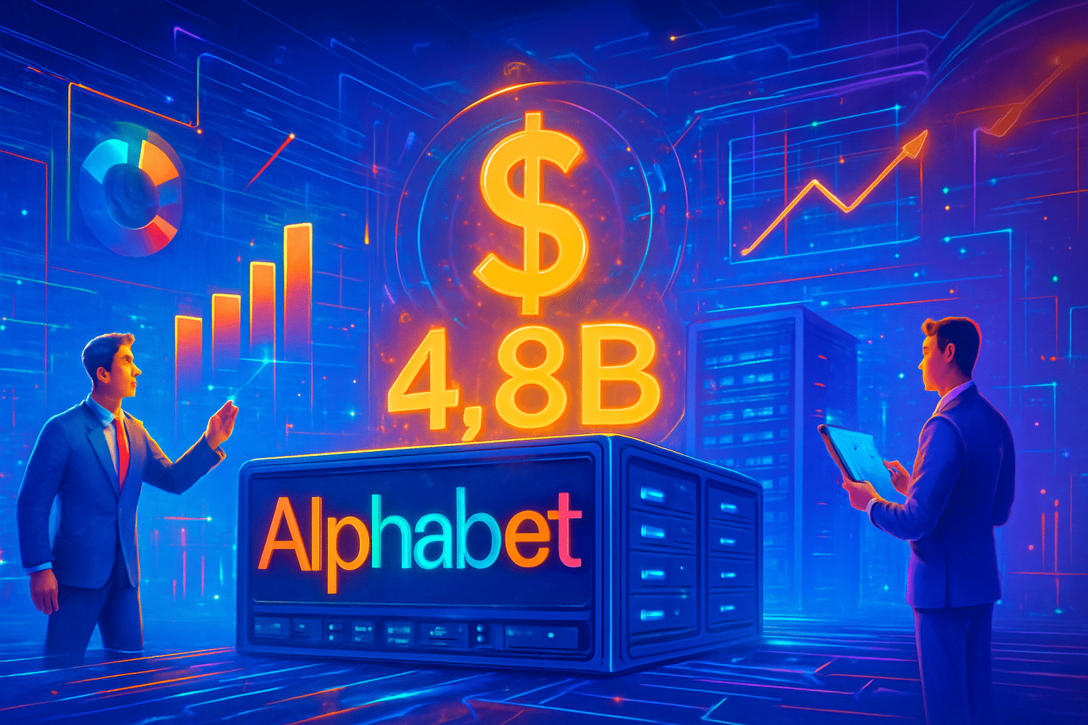 Alphabet mở rộng trung tâm dữ liệu với thương vụ Alphabet mở rộng trung tâm dữ liệu với thương vụ 4,8 tỷ USD