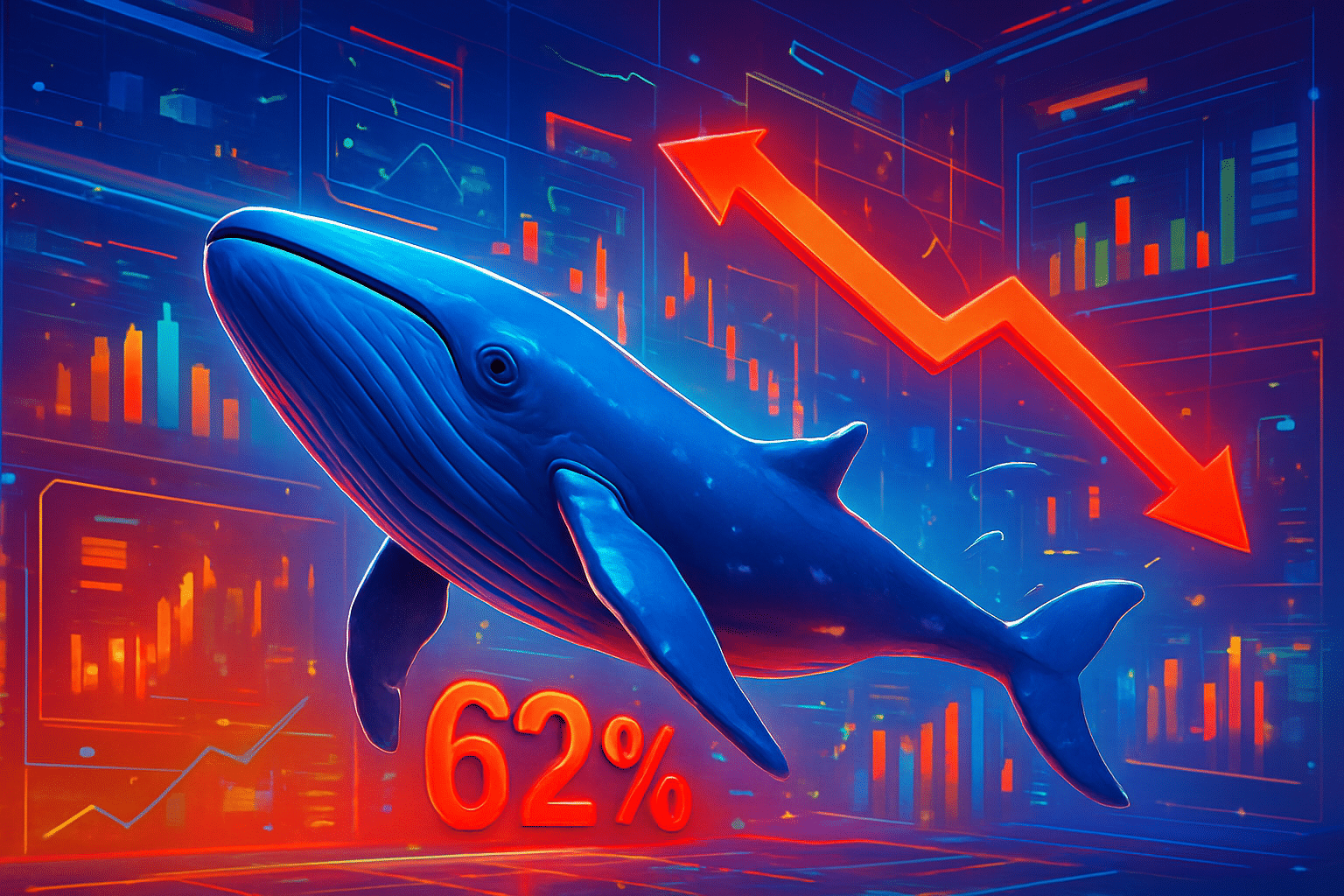 Cá voi PUMP bán tháo toàn bộ, chốt lỗ 62% Cá voi PUMP bán tháo toàn bộ, chốt lỗ 62%