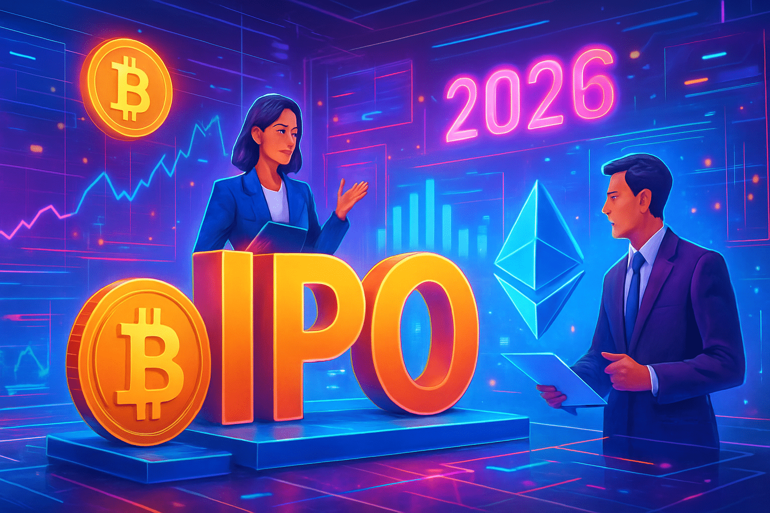 Các công ty crypto chuẩn bị IPO lớn trong năm Các công ty crypto chuẩn bị IPO lớn trong năm 2026