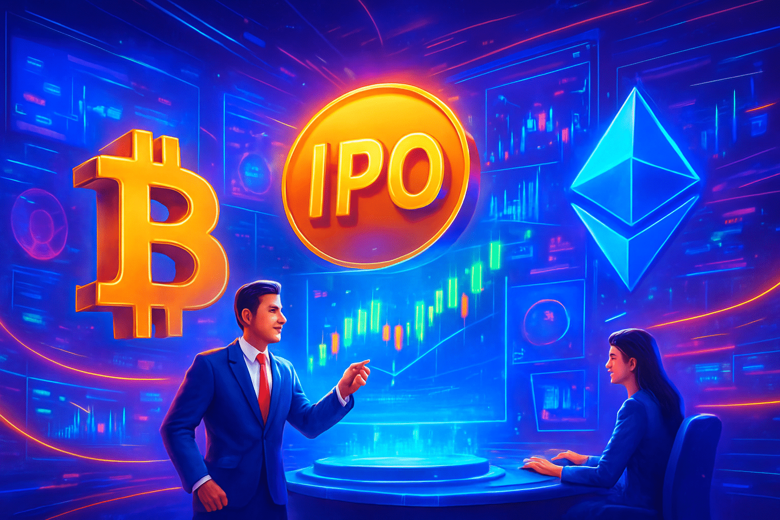 Các công ty tiền điện tử quay lại mô hình Các công ty tiền điện tử quay lại mô hình IPO năm 2025