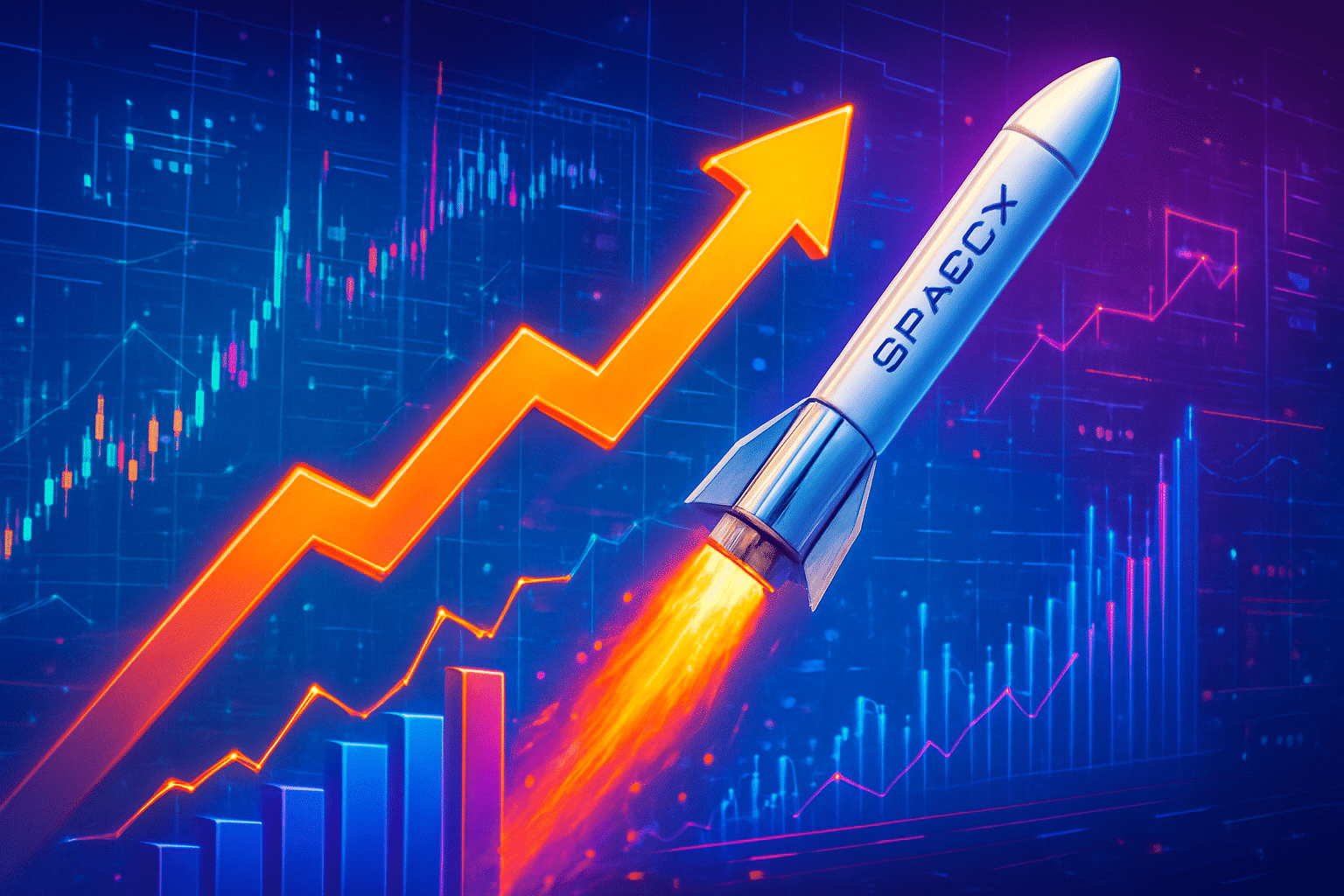 Cổ phiếu không gian tăng vọt trước IPO SpaceX dự Cổ phiếu không gian tăng vọt trước IPO SpaceX dự kiến 2026