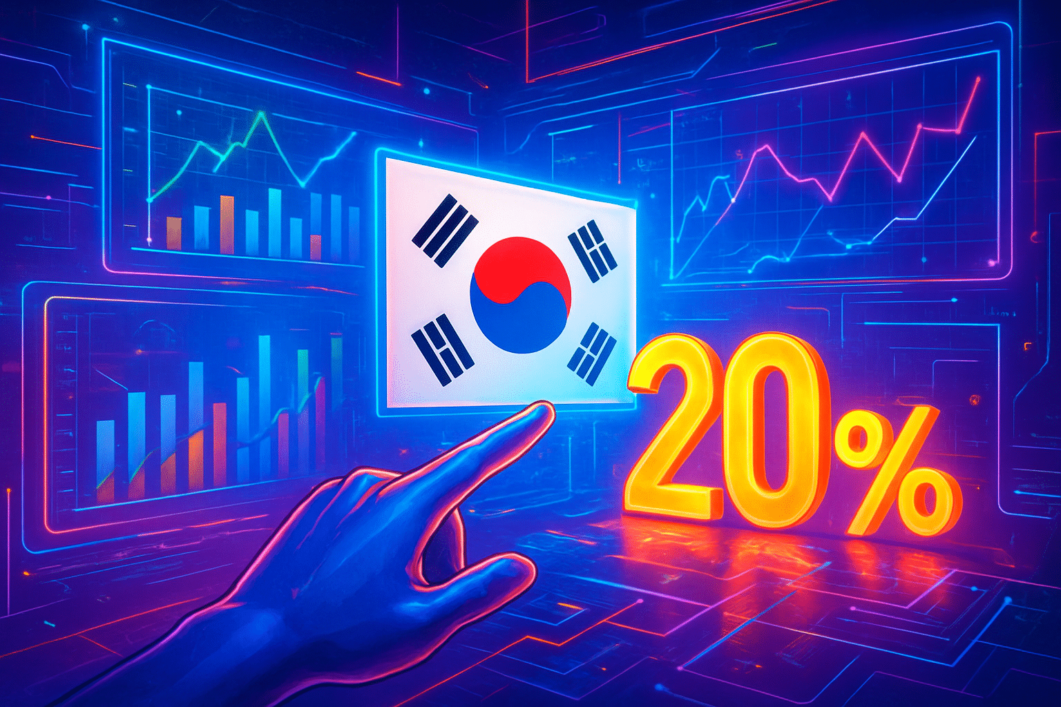 Hàn Quốc giới hạn sở hữu tại 4 sàn lớn Hàn Quốc giới hạn sở hữu tại 4 sàn lớn dưới 20%