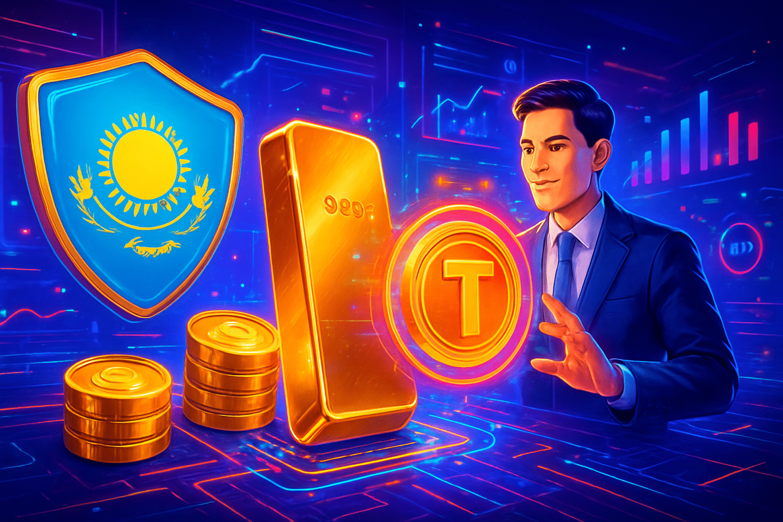 Kazakhstan lên kế hoạch token hóa dự trữ vàng ngân Kazakhstan lên kế hoạch token hóa dự trữ vàng ngân hàng trung ương
