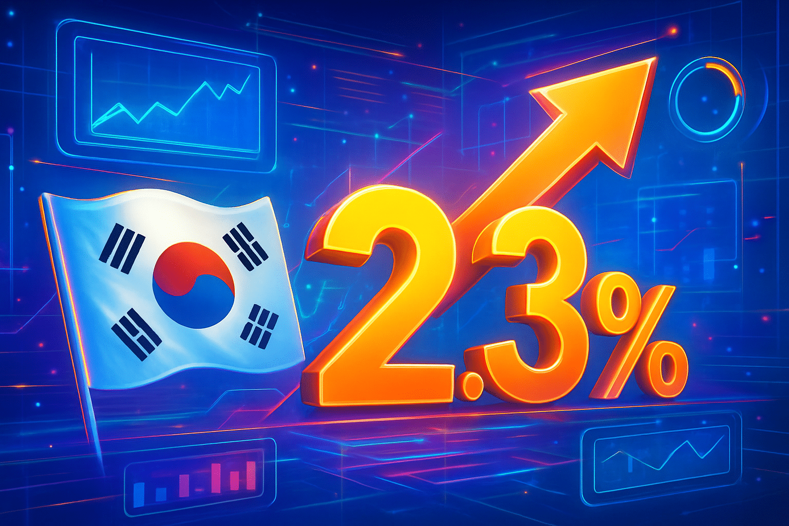 Lạm phát Hàn Quốc hạ còn 2,3% nhưng vẫn vượt Lạm phát Hàn Quốc hạ còn 2,3% nhưng vẫn vượt mục tiêu BOK