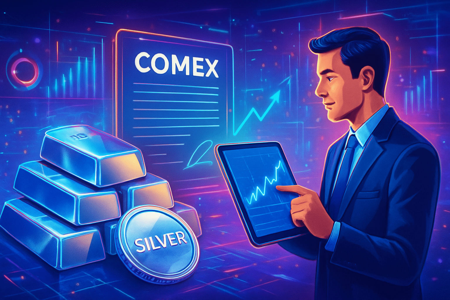 Nhà đầu tư mua bán bạc qua hợp đồng COMEX Nhà đầu tư mua bán bạc qua hợp đồng COMEX và bạc vật chất