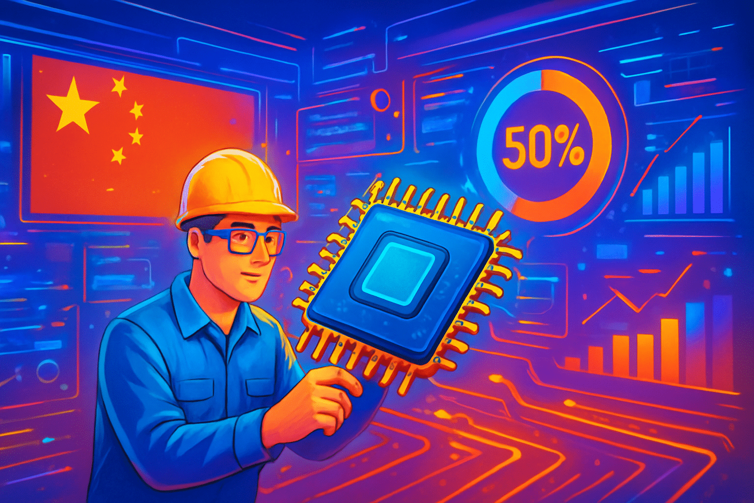 Nhà sản xuất chip phải dùng 50% thiết bị nội Nhà sản xuất chip phải dùng 50% thiết bị nội địa để được duyệt tại Trung Quốc