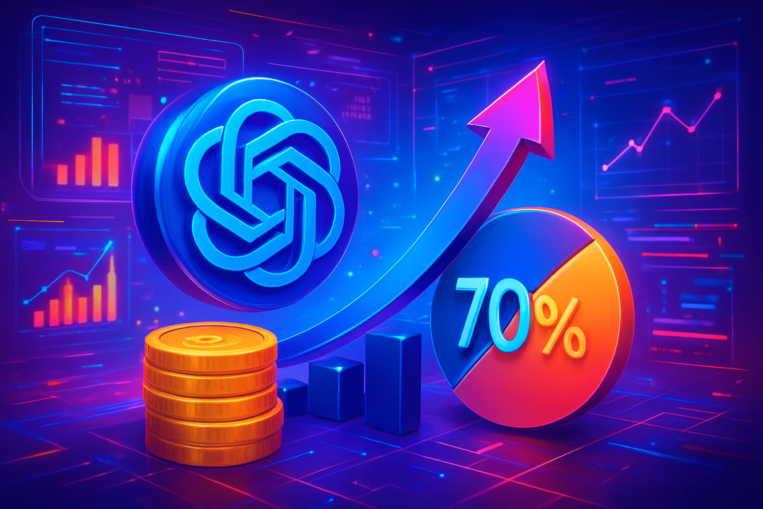 OpenAI cải thiện lợi nhuận khi biên compute chạm 70% OpenAI cải thiện lợi nhuận khi biên compute chạm 70%