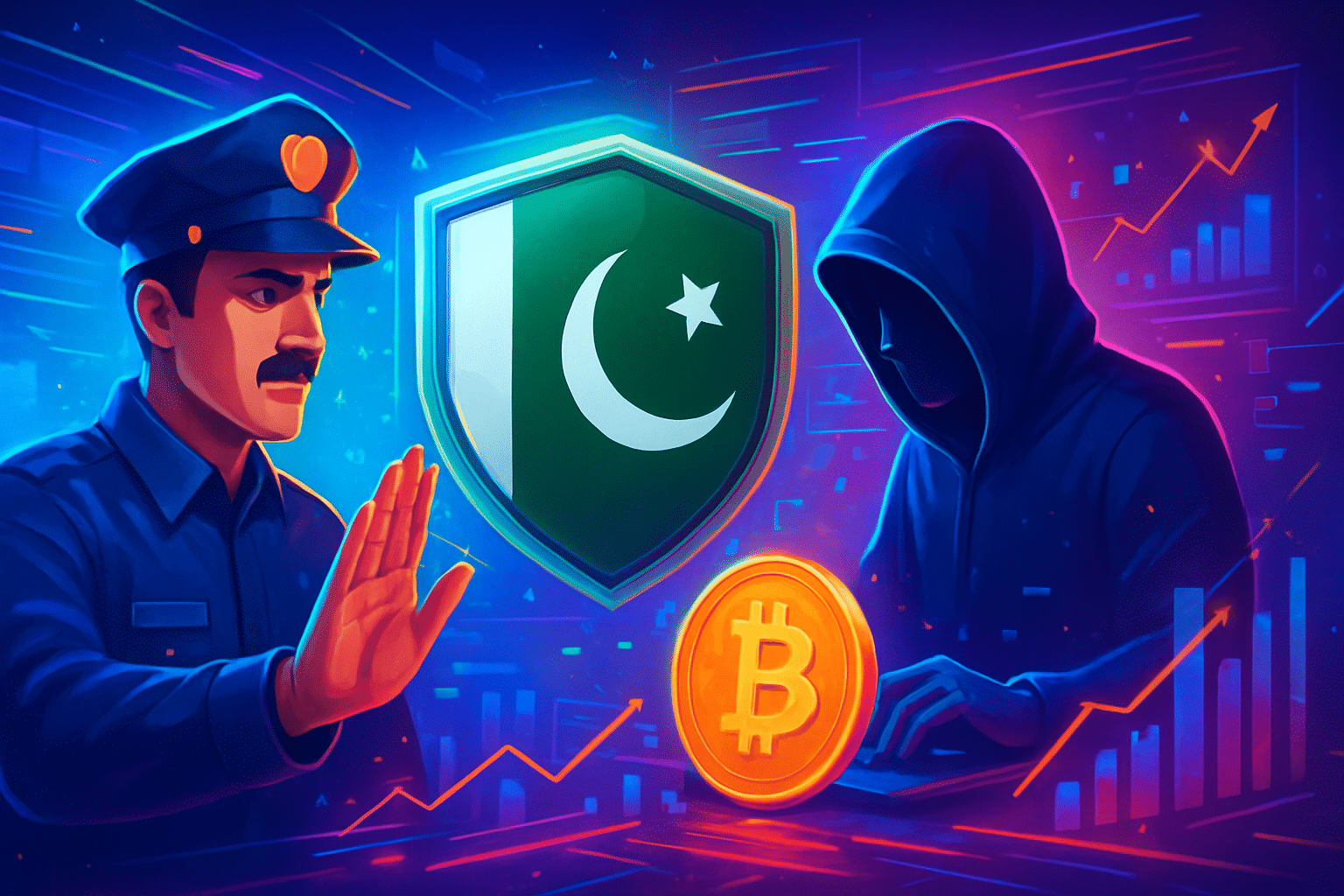 Pakistan triệt phá mạng lưới lừa đảo tiền mã hóa Pakistan triệt phá mạng lưới lừa đảo tiền mã hóa 60 triệu USD