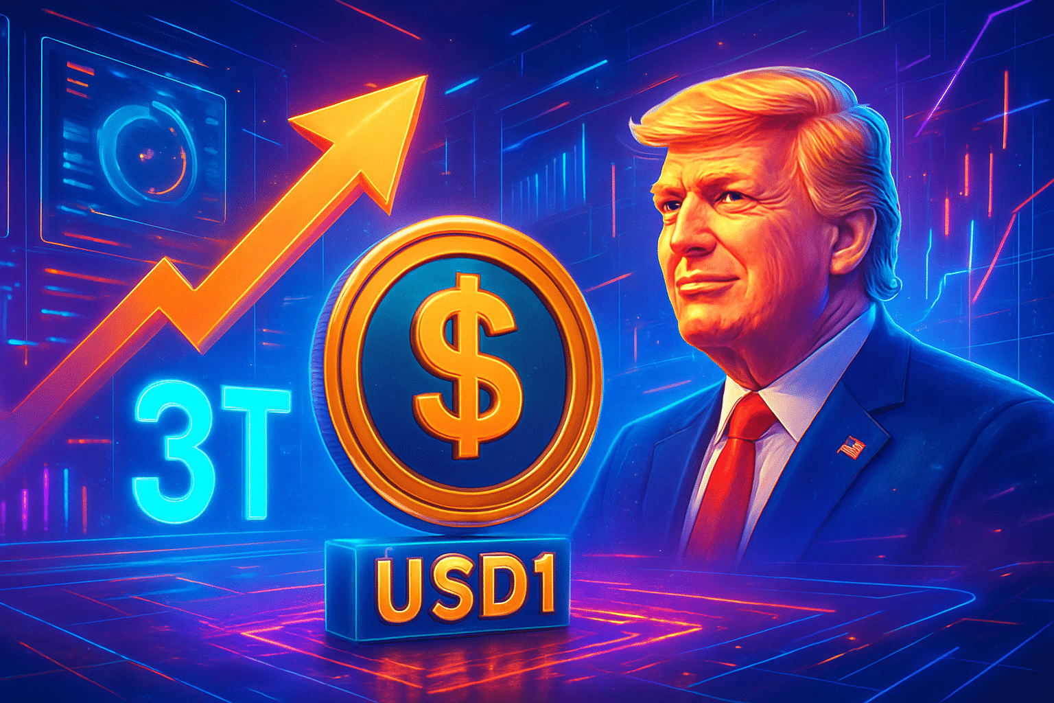 Stablecoin USD1 liên quan ông Trump vượt 3 tỷ USD Stablecoin USD1 liên quan ông Trump vượt 3 tỷ USD vốn hóa