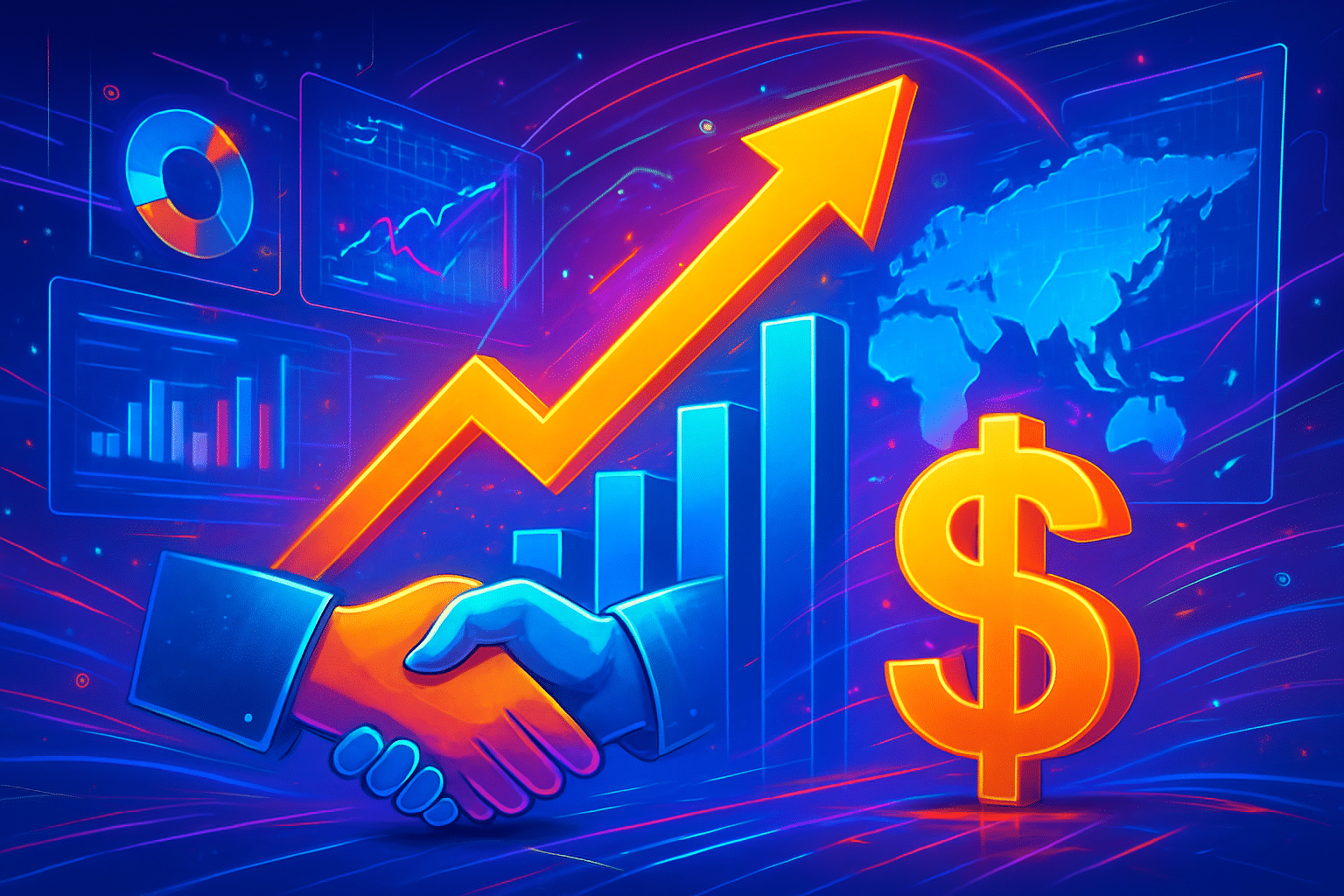 Thị trường M&A toàn cầu tăng gần 50%, chạm 4,5 Thị trường M&A toàn cầu tăng gần 50%, chạm 4,5 nghìn tỷ USD năm 2025