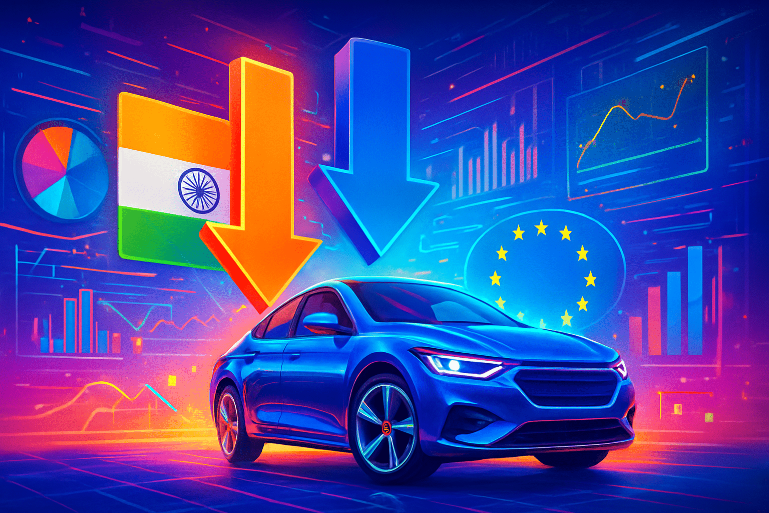 Ấn Độ mạnh tay giảm thuế nhập khẩu ô tô Ấn Độ mạnh tay giảm thuế nhập khẩu ô tô trong thỏa thuận EU