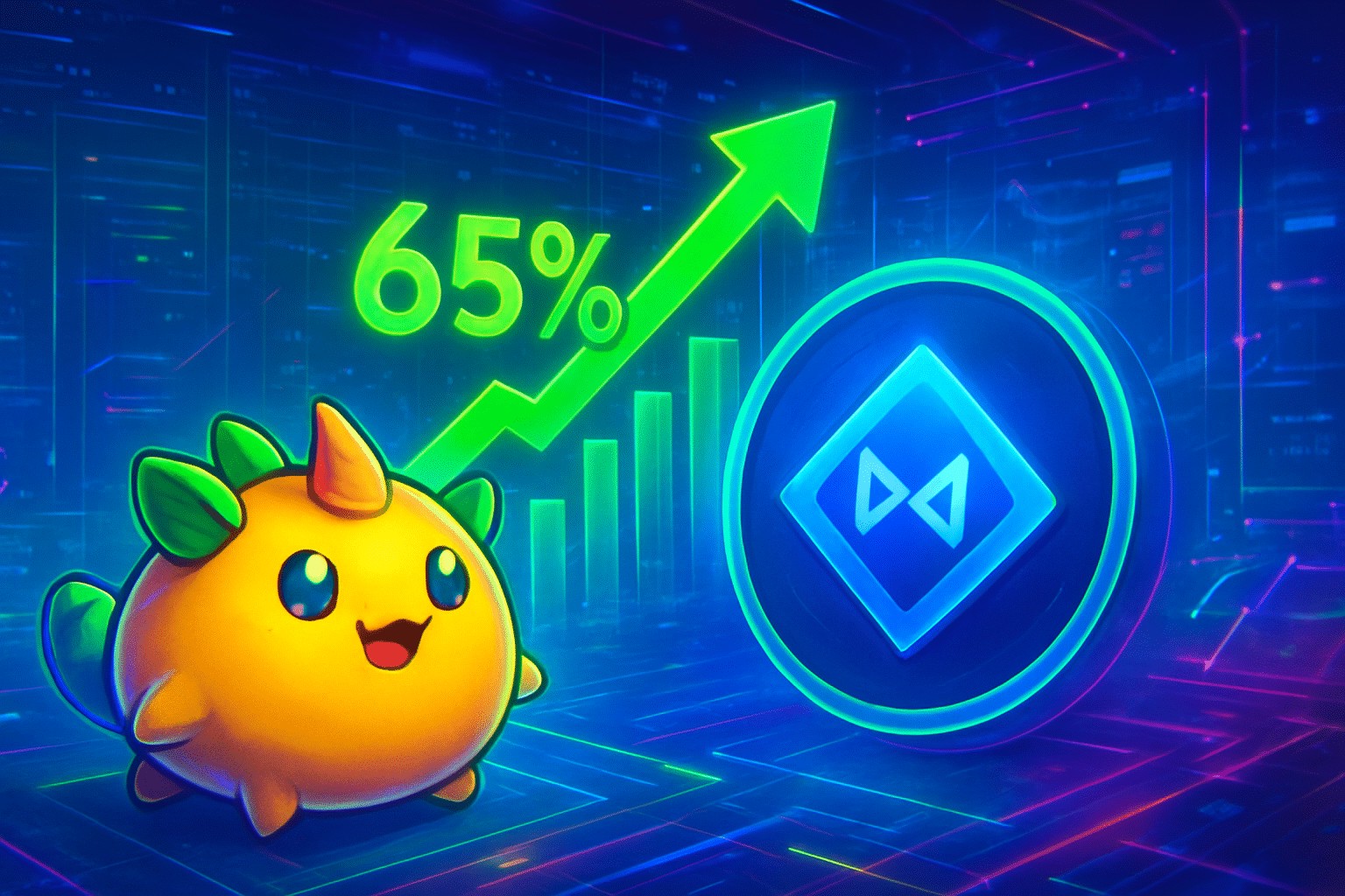 Axie Infinity tăng 65%, dẫn dắt đà xanh của token Axie Infinity tăng 65%, dẫn dắt đà xanh của token GameFi