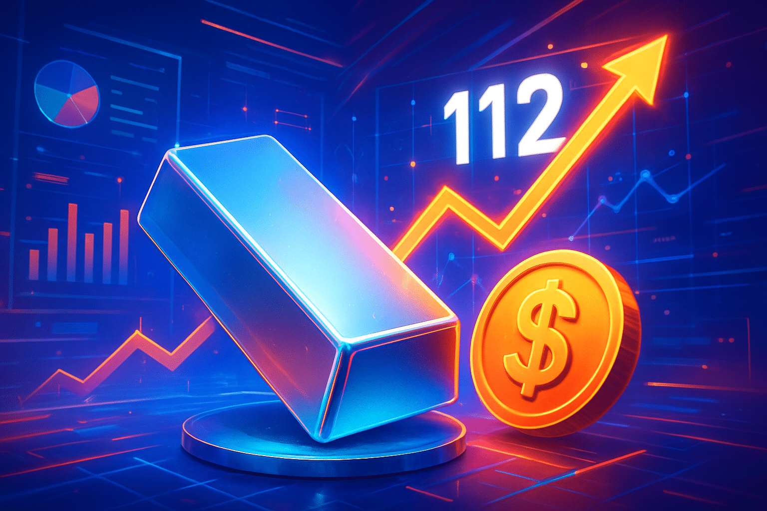 Bạc Thượng Hải lập đỉnh mới 112 USD/ounce trên thị trường nội địa