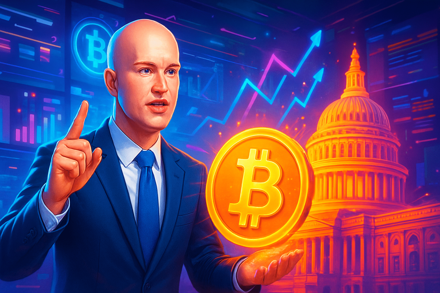CEO Coinbase Brian Armstrong muốn Quốc hội ủng hộ ưu CEO Coinbase Brian Armstrong muốn Quốc hội ủng hộ ưu đãi crypto