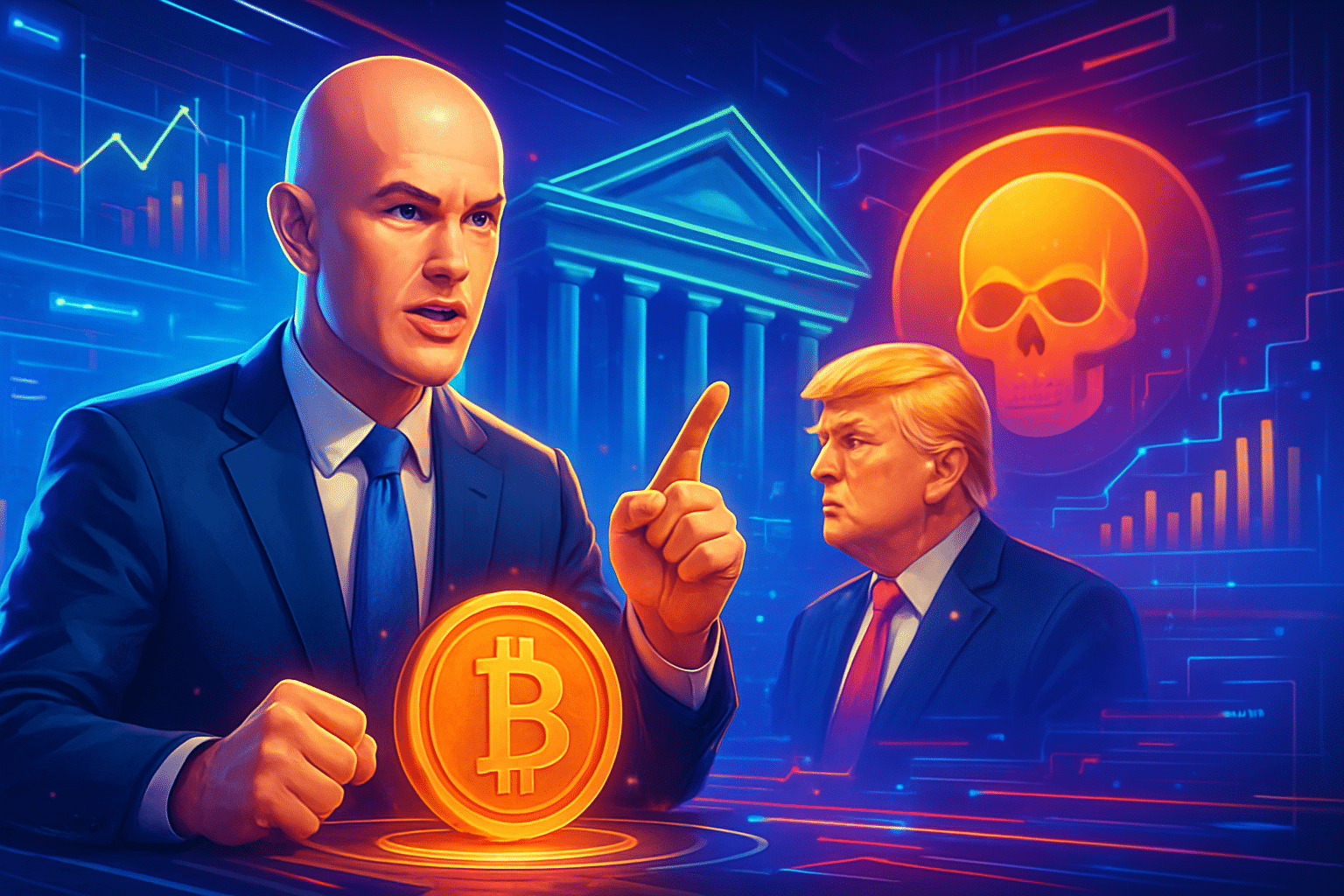 CEO Coinbase cáo buộc ngân hàng lớn phá hoại kế CEO Coinbase cáo buộc ngân hàng lớn phá hoại kế hoạch crypto của Trump