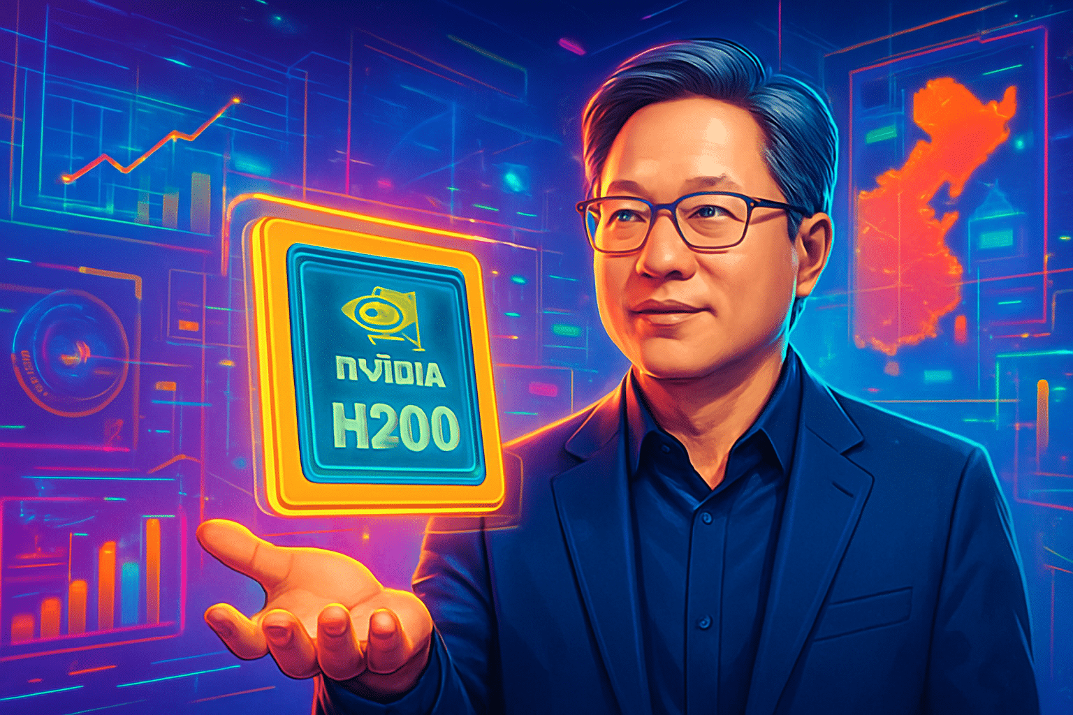 CEO Nvidia: Doanh số chip H200 ở Trung Quốc chờ quyết định chính phủ
