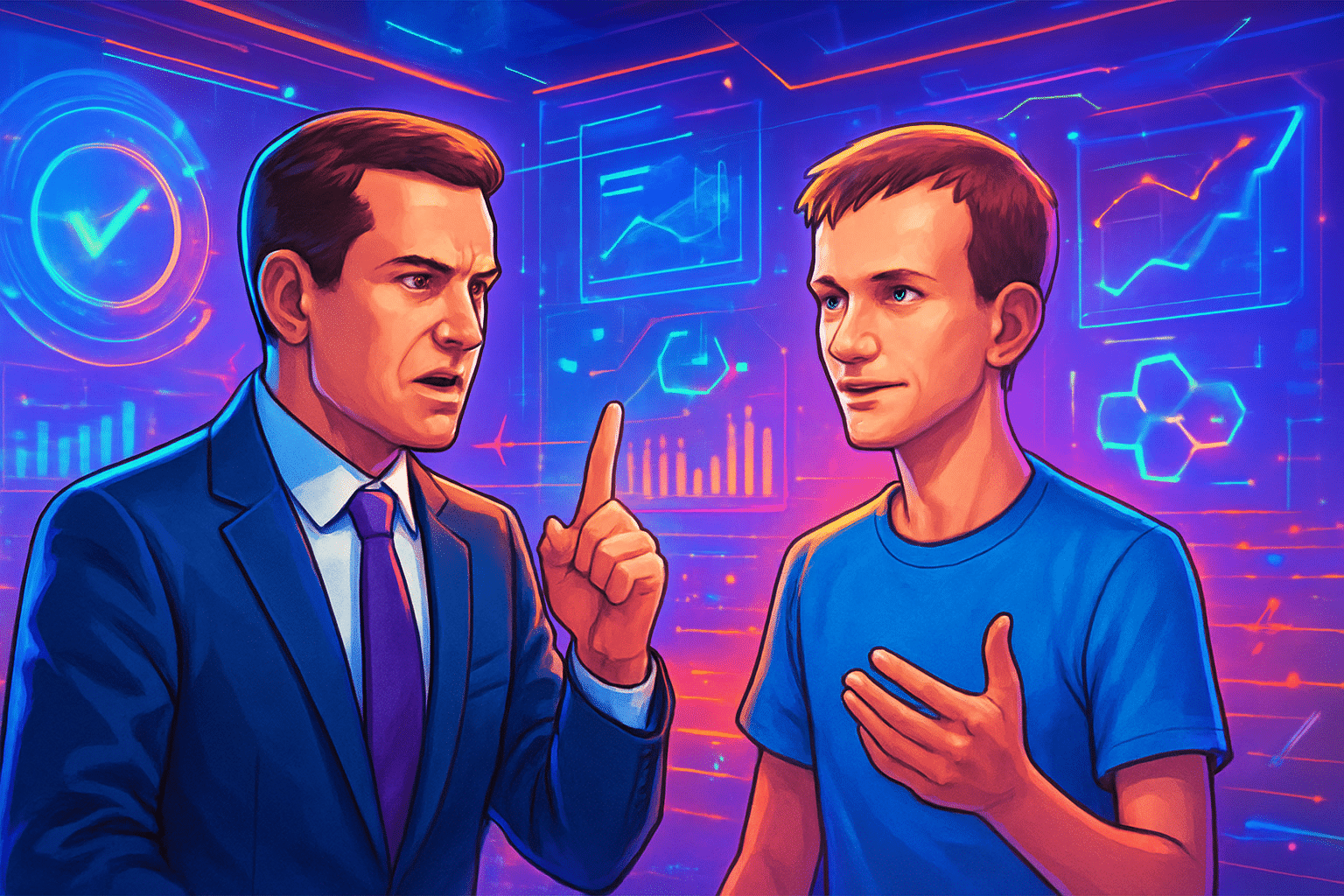 CEO Solana Labs phản biện tầm nhìn blockchain bền vững CEO Solana Labs phản biện tầm nhìn blockchain bền vững của Buterin