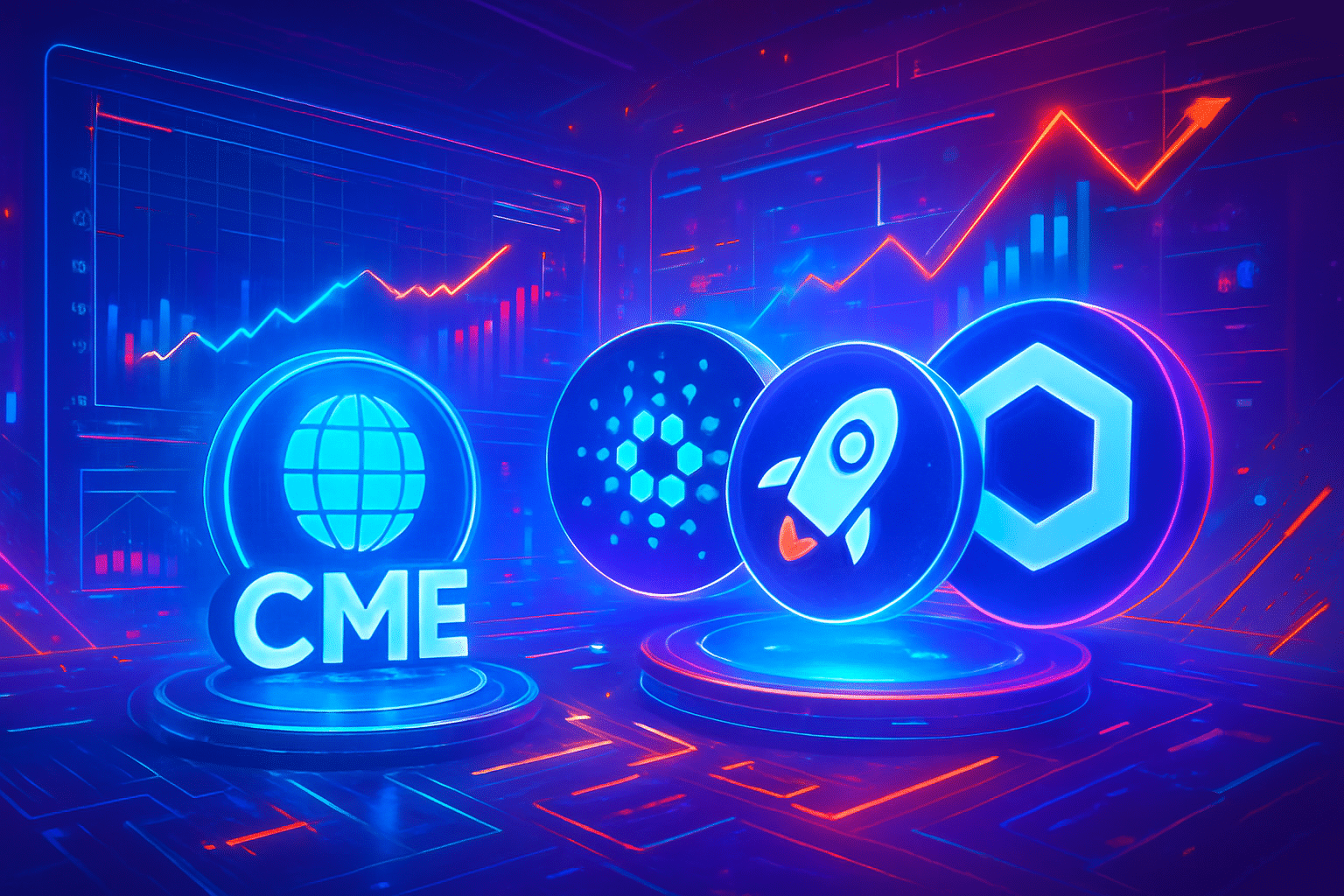 CME Group ra mắt hợp đồng tương lai Cardano, Stellar CME Group ra mắt hợp đồng tương lai Cardano, Stellar và Chainlink
