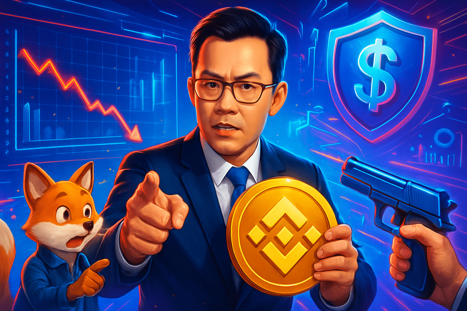 CZ bác cáo buộc tấn công trả tiền đổ lỗi Binance gây sập crypto