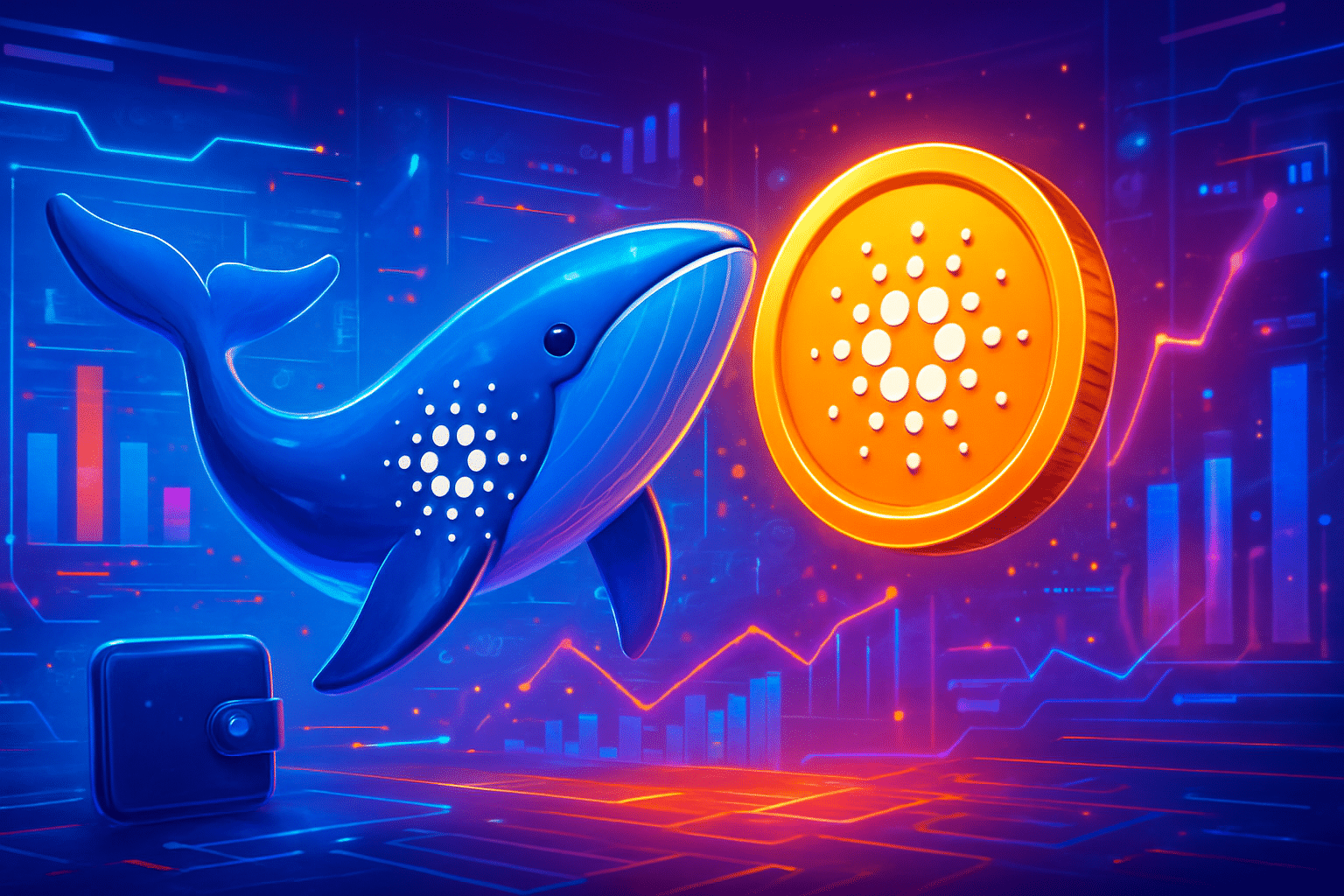 Cá voi Cardano gom 454 triệu ADA, ví nhỏ thoái lui