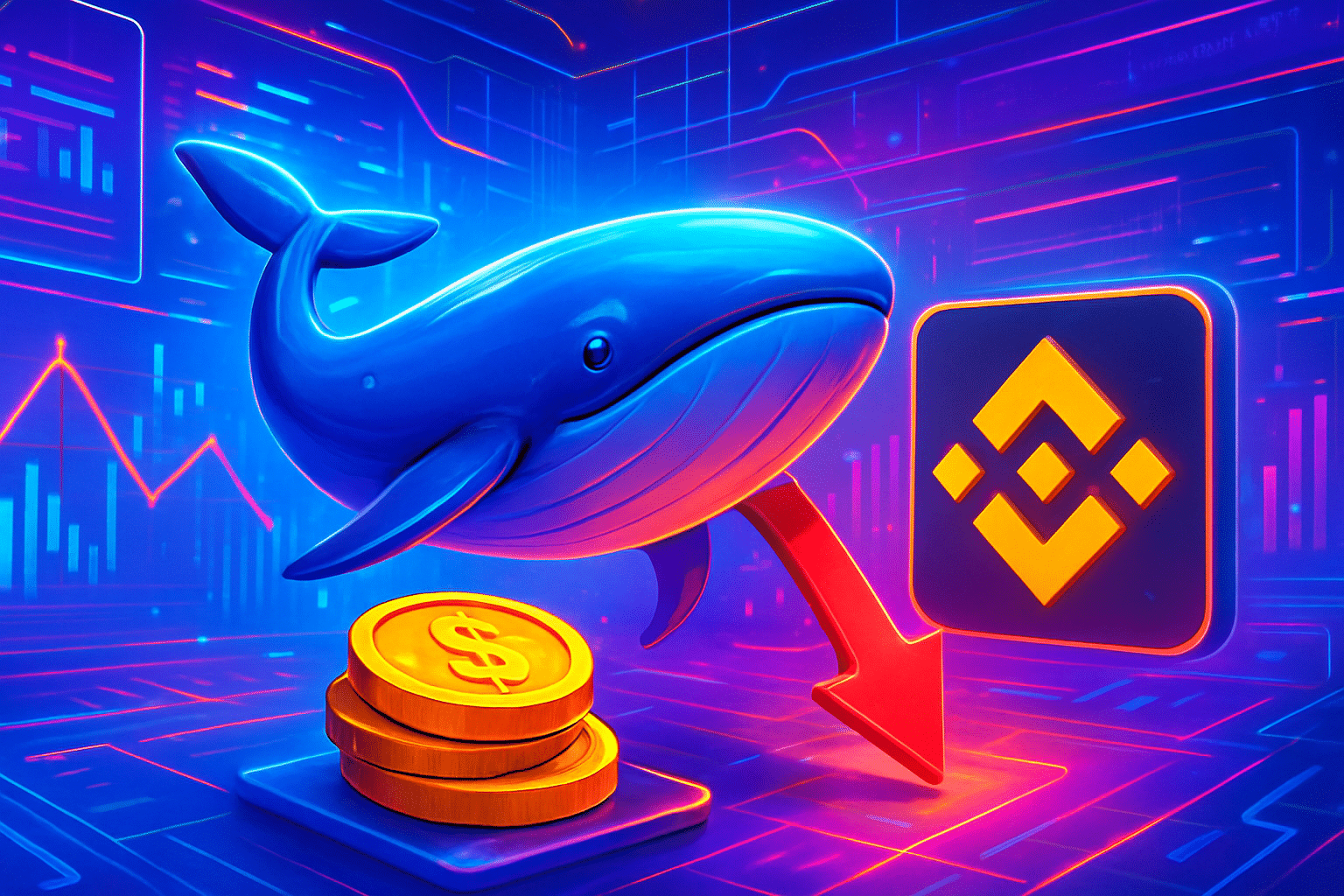 Cá voi giảm gửi tiền vào Binance trong tháng 1 Cá voi giảm gửi tiền vào Binance trong tháng 1