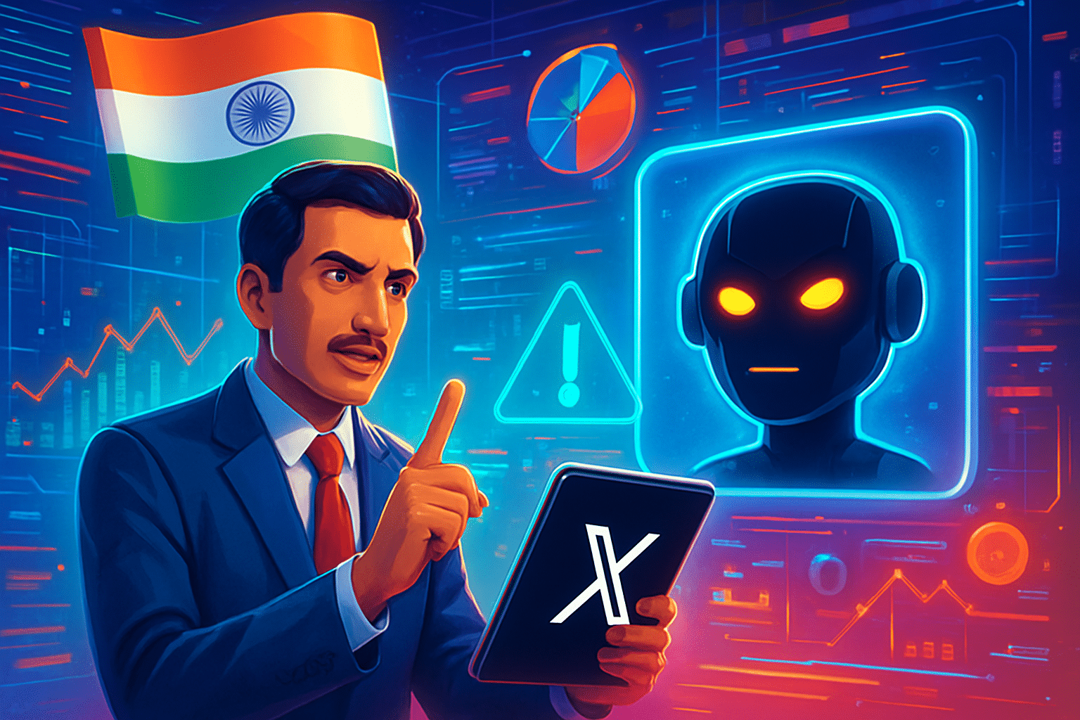 Chính phủ Ấn Độ yêu cầu X xử lý Grok Chính phủ Ấn Độ yêu cầu X xử lý Grok vì nội dung AI phản cảm