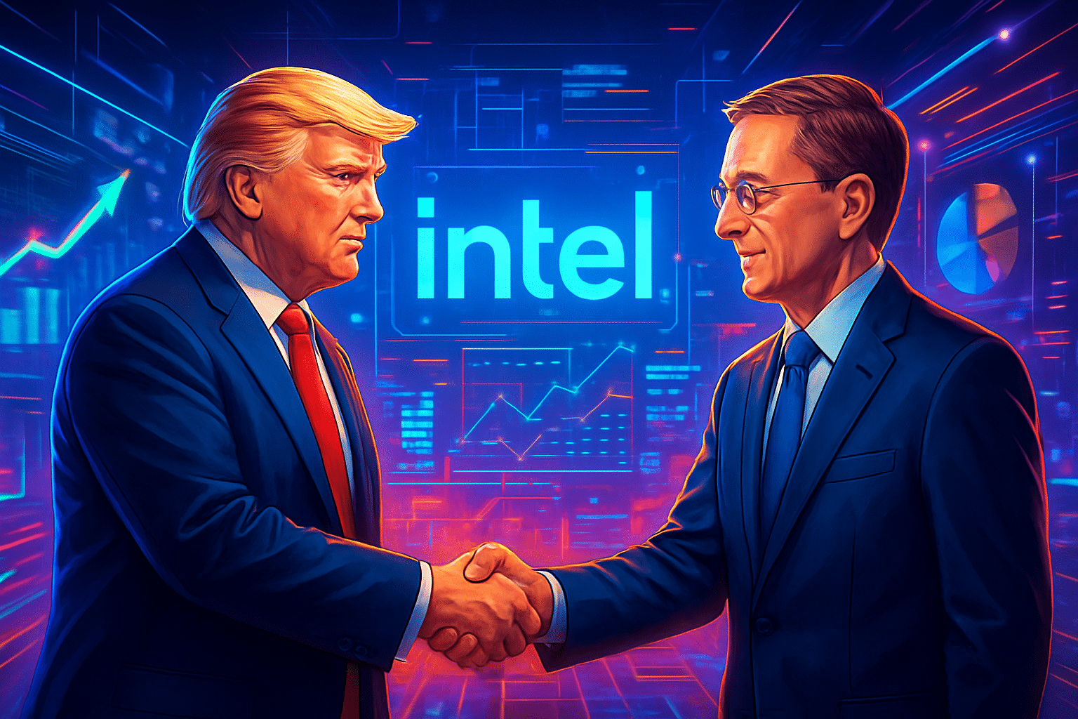 Chính phủ Mỹ tăng sở hữu Intel, Trump gặp CEO Chính phủ Mỹ tăng sở hữu Intel, Trump gặp CEO hãng chip