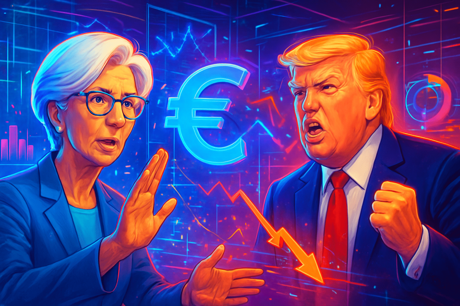 Chủ tịch ECB Lagarde cảnh báo bất ổn trở lại Chủ tịch ECB Lagarde cảnh báo bất ổn trở lại khi Trump nhắm châu Âu