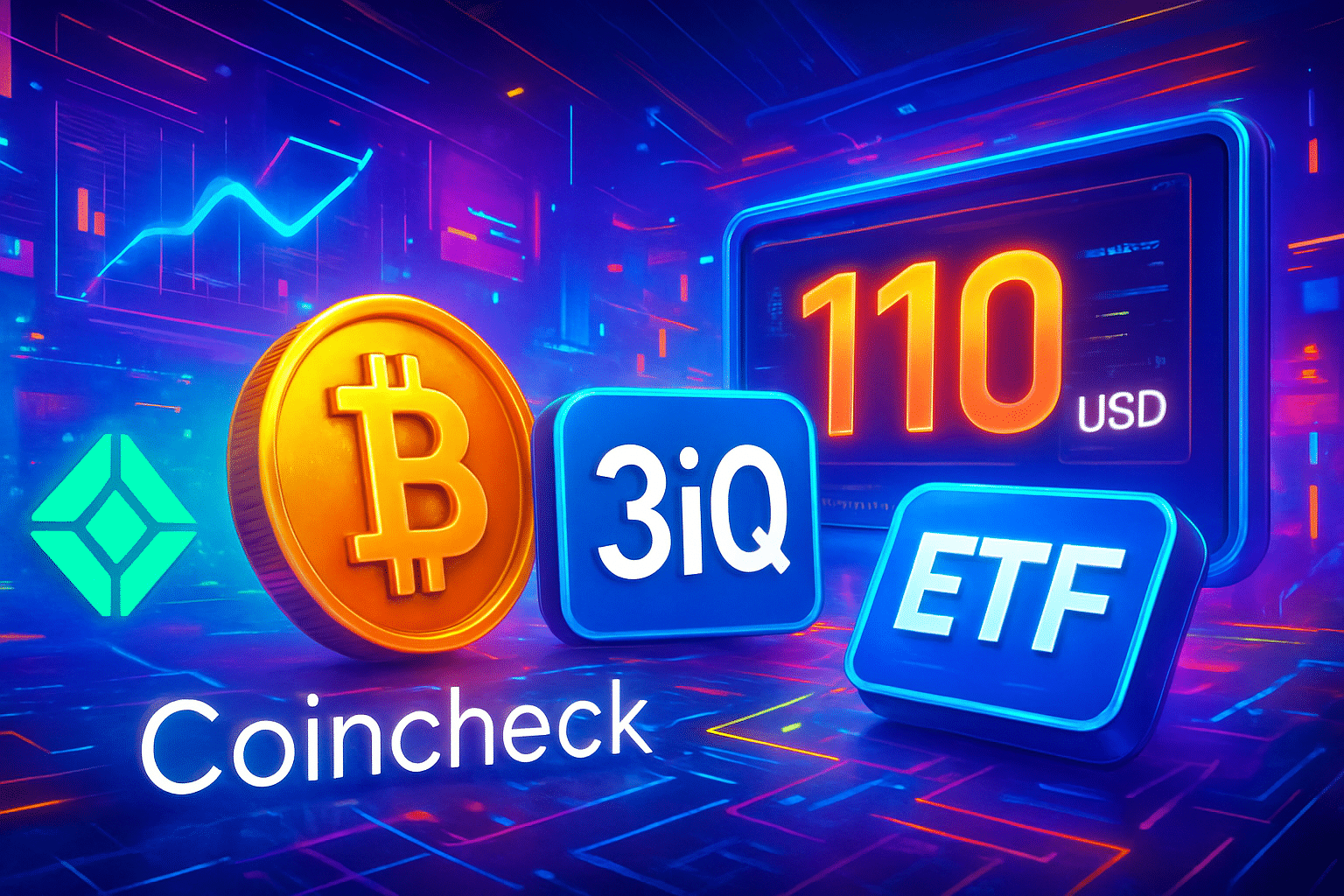 Coincheck chốt thương vụ 110 triệu USD mua 3iQ phát Coincheck chốt thương vụ 110 triệu USD mua 3iQ phát hành ETF crypto