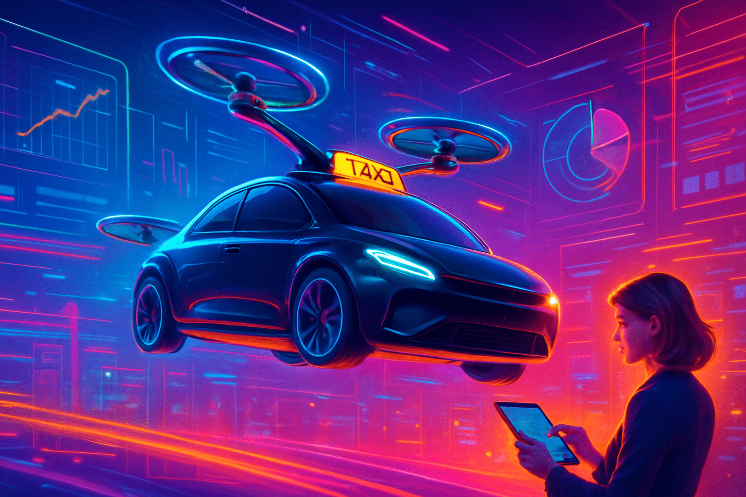 Công ty Anh hứa taxi bay giá như Uber Black vào 2028