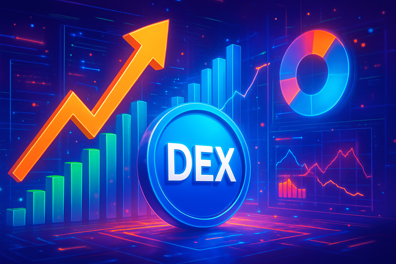 DEX lập kỷ lục mới trong tháng 1 dù thị trường suy giảm