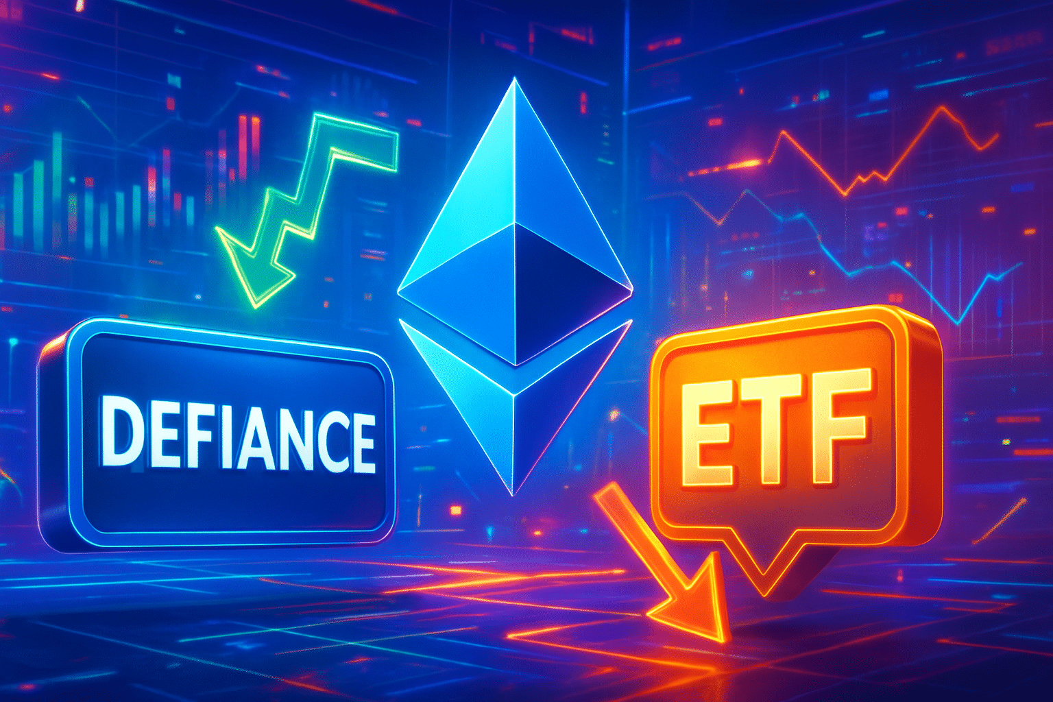 Defiance rút sản phẩm, Ethereum ETF bị cắt giảm trên Defiance rút sản phẩm, Ethereum ETF bị cắt giảm trên thị trường