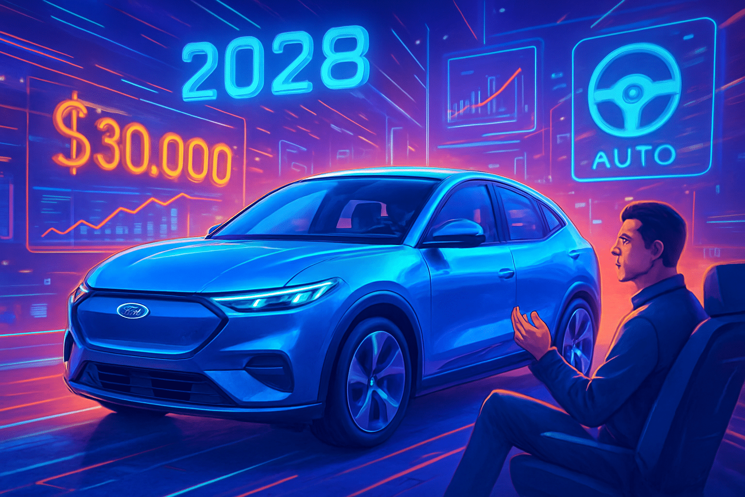 Ford ra mắt xe điện 30.000 USD, lái rảnh tay Ford ra mắt xe điện 30.000 USD, lái rảnh tay năm 2028