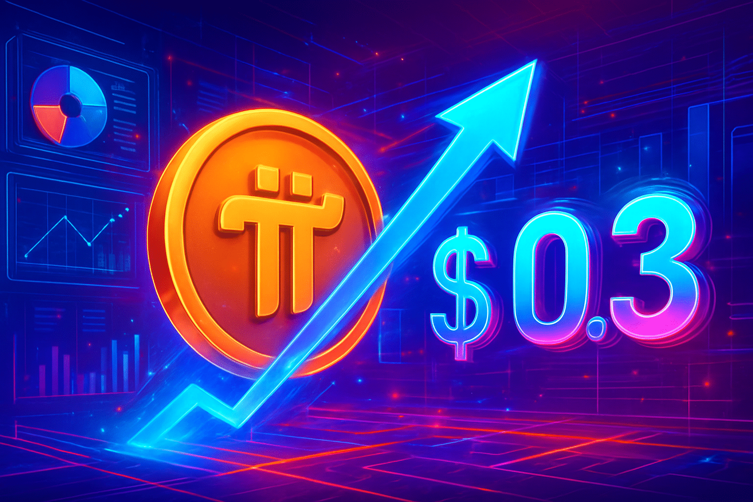 Giá Pi Network nhắm bứt phá 0,3 USD khi ra Giá Pi Network nhắm bứt phá 0,3 USD khi ra mắt v23 hợp đồng thông minh Rust