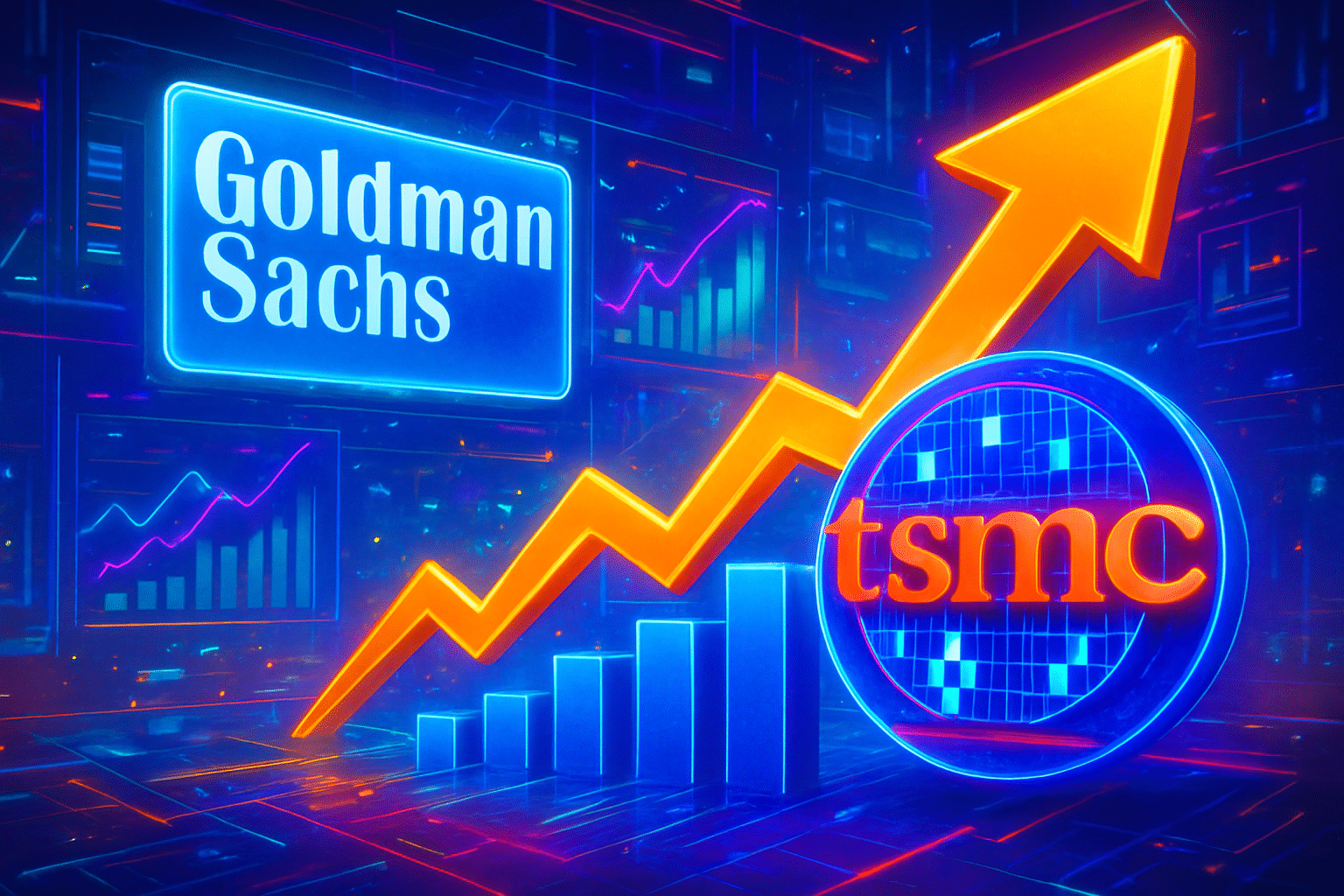 Goldman Sachs nâng mục tiêu TSMC 35%, cổ phiếu lập Goldman Sachs nâng mục tiêu TSMC 35%, cổ phiếu lập đỉnh mới