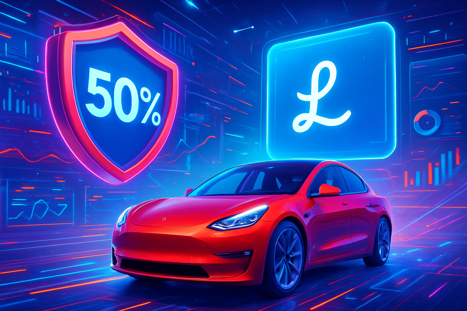 Hãng bảo hiểm Mỹ Lemonade quảng bá giảm 50% cho Tesla FSD