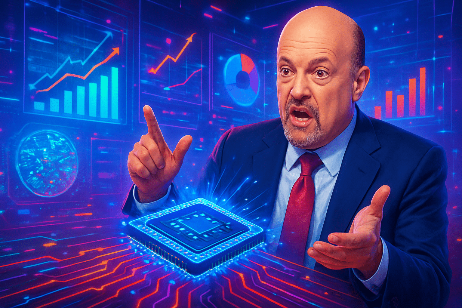 Jim Cramer: Cổ phiếu chip còn tăng do thiếu công Jim Cramer: Cổ phiếu chip còn tăng do thiếu công cụ sản xuất