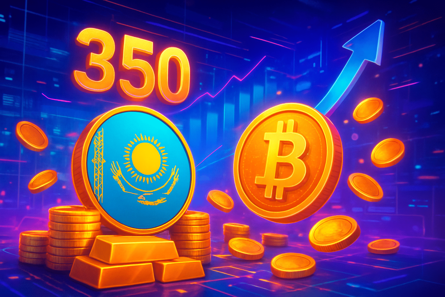 Kazakhstan dành 350 triệu USD dự trữ vàng và tiền pháp định đầu tư crypto