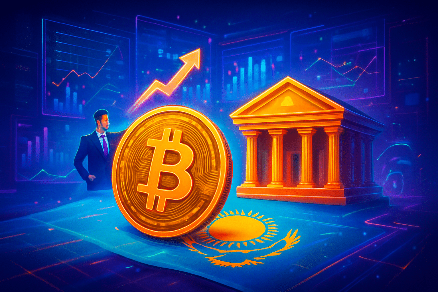 Kazakhstan nới lỏng thị trường crypto nhờ luật ngân hàng Kazakhstan nới lỏng thị trường crypto nhờ luật ngân hàng mới