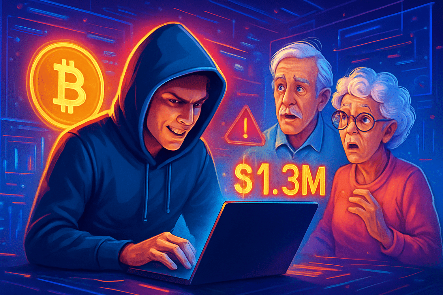 Kẻ lừa đảo tiền số chiếm đoạt 1,3 triệu USD Kẻ lừa đảo tiền số chiếm đoạt 1,3 triệu USD của cặp vợ chồng già