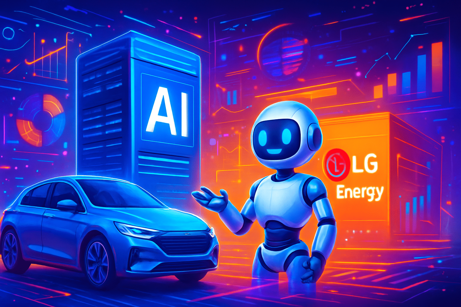 LG Energy đặt cược trung tâm dữ liệu AI, robot bù đà giảm xe điện