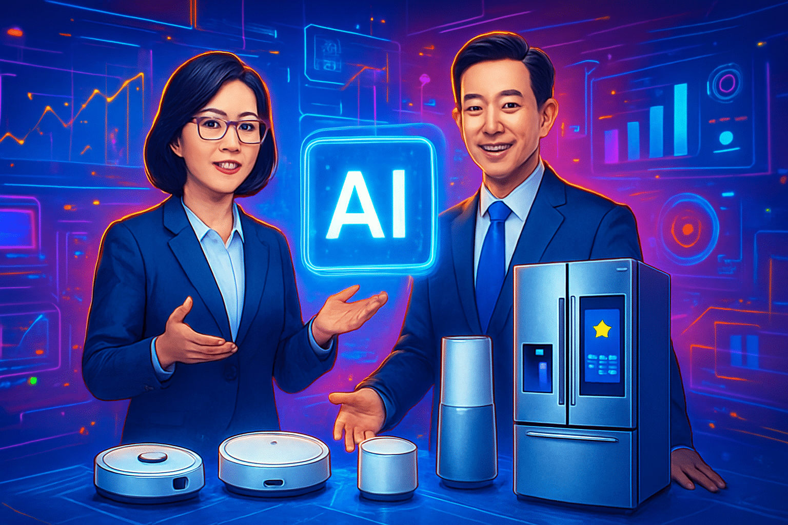 Lãnh đạo Samsung, LG công bố tầm nhìn AI cho Lãnh đạo Samsung, LG công bố tầm nhìn AI cho thiết bị gia dụng