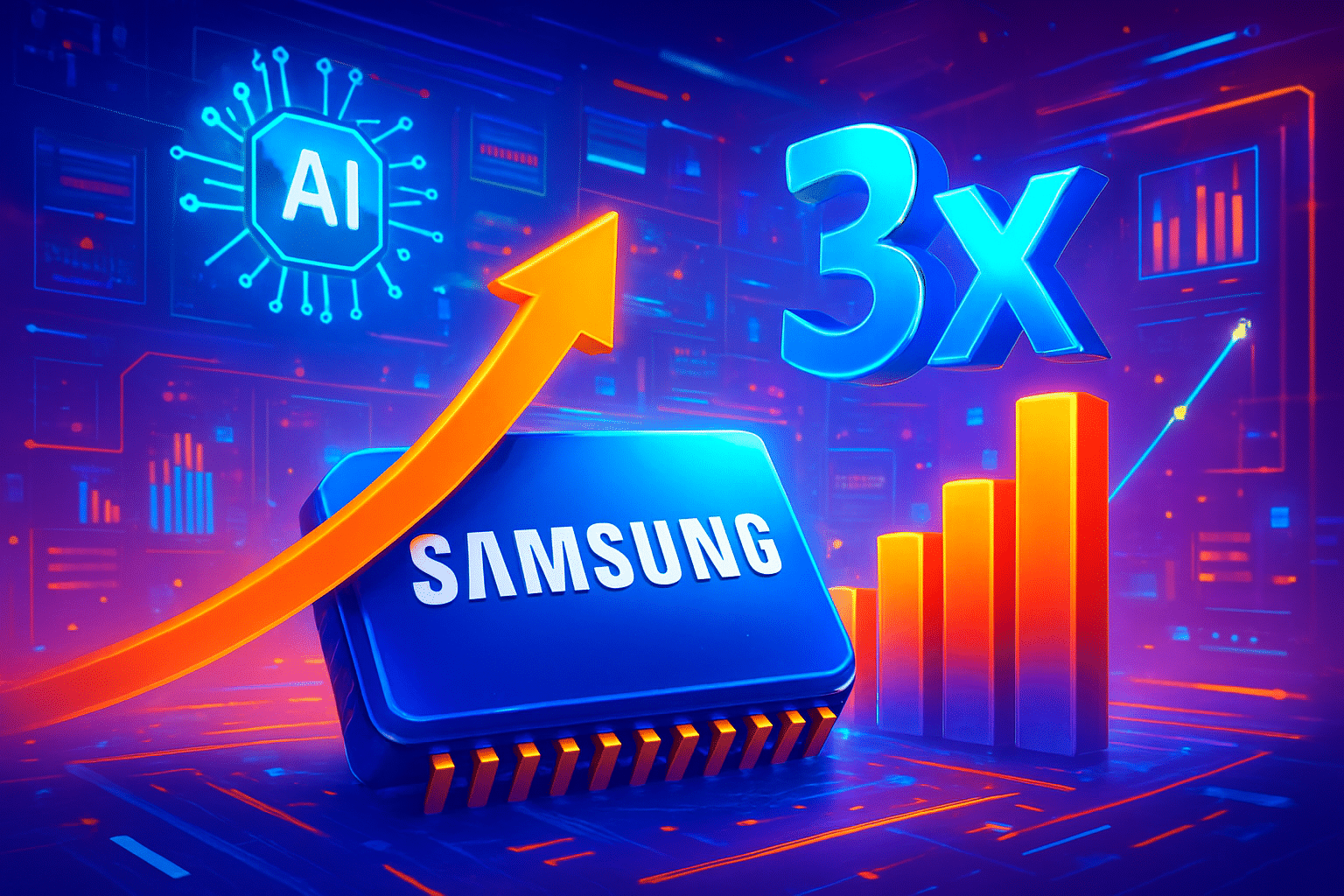 Lợi nhuận Q4 của Samsung dự kiến tăng gấp 3 Lợi nhuận Q4 của Samsung dự kiến tăng gấp 3 nhờ nhu cầu AI về bộ nhớ