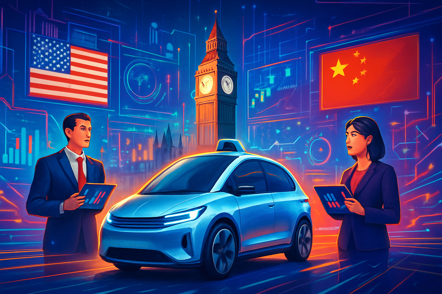 London thành tâm điểm cạnh tranh Mỹ-Trung về robotaxi London thành tâm điểm cạnh tranh Mỹ-Trung về robotaxi