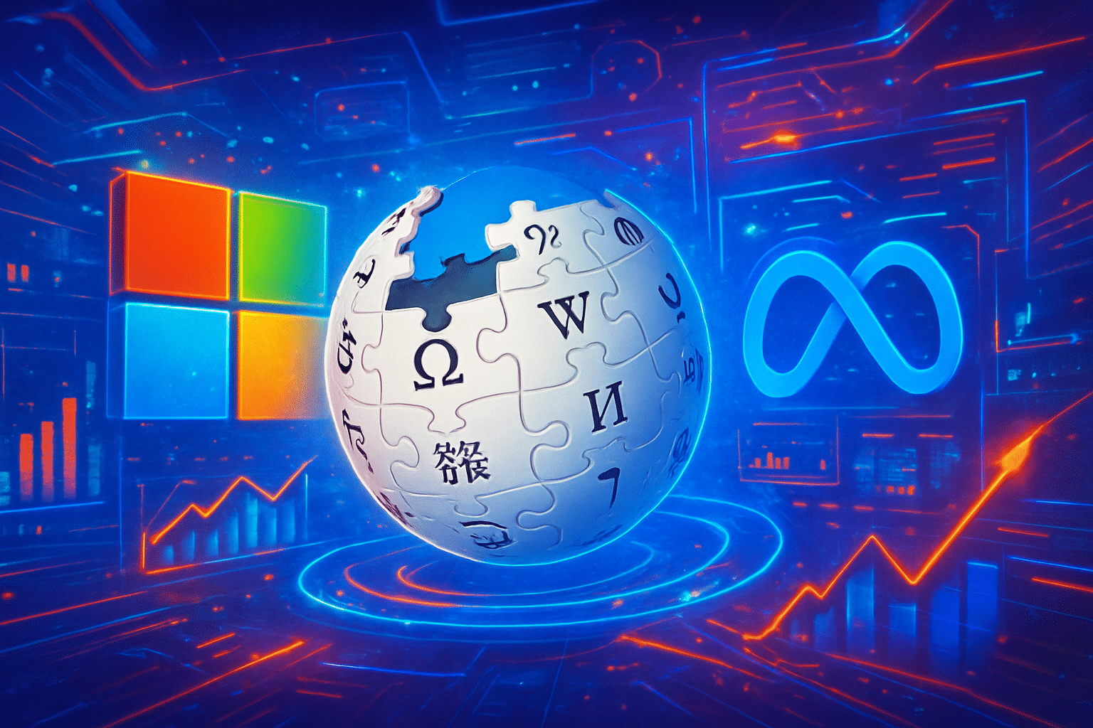 Microsoft và Meta gia nhập hệ sinh thái dữ liệu Microsoft và Meta gia nhập hệ sinh thái dữ liệu AI của Wikipedia