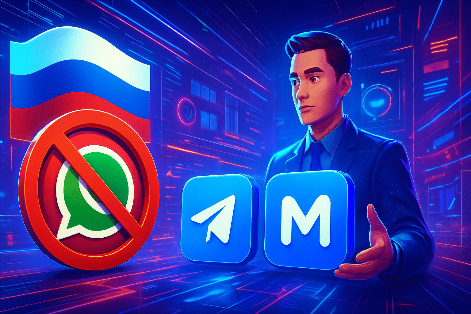 Nga chặn WhatsApp, người dùng phải chọn Telegram hoặc Max Nga chặn WhatsApp, người dùng phải chọn Telegram hoặc Max