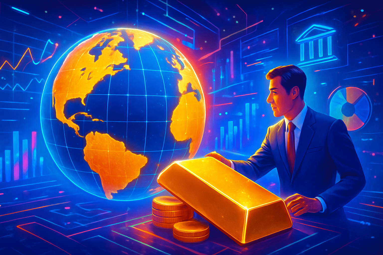 Ngân hàng trung ương toàn cầu mở rộng vai trò Ngân hàng trung ương toàn cầu mở rộng vai trò trong giao dịch vàng