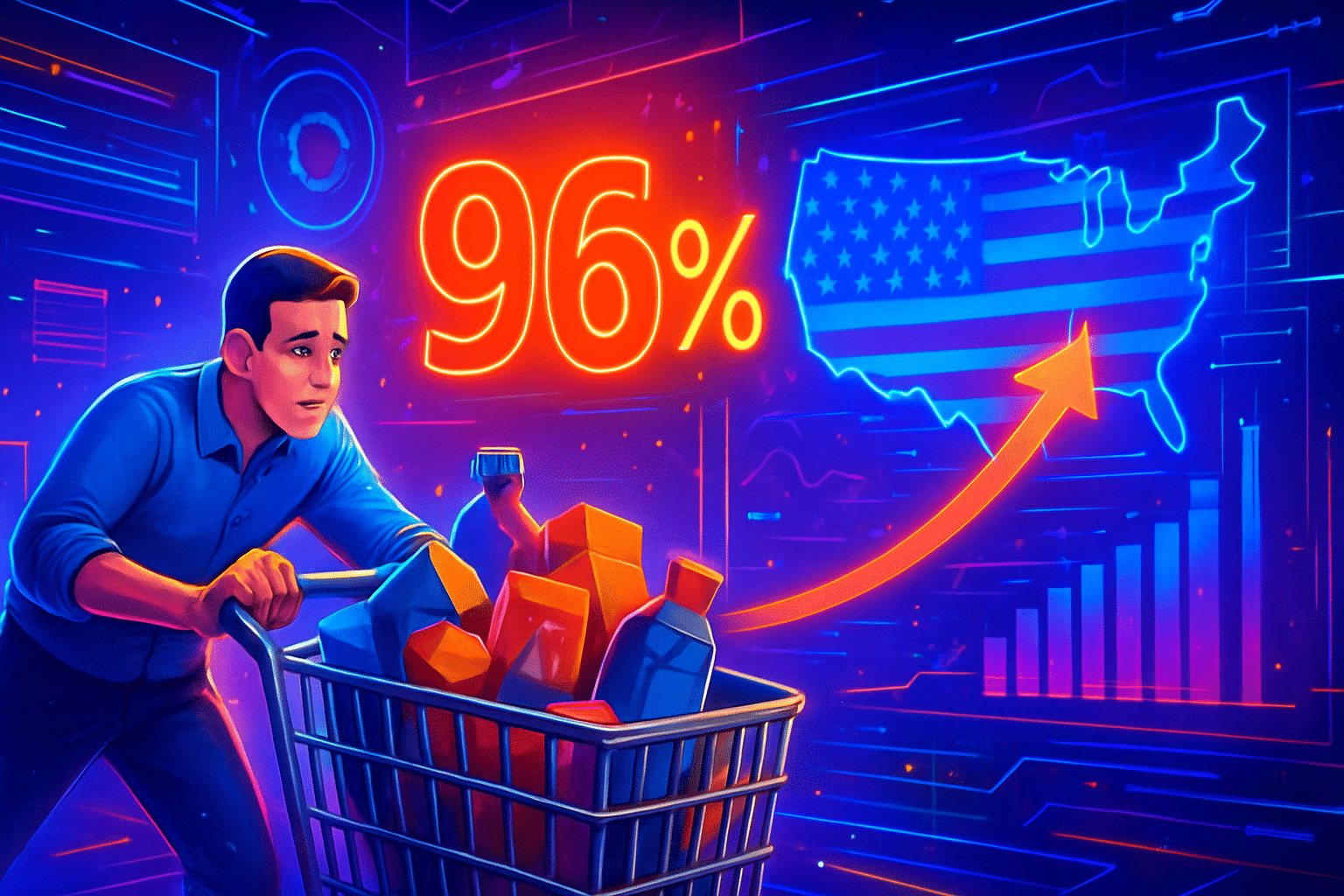 Người tiêu dùng Mỹ gánh 96% chi phí từ thuế quan US