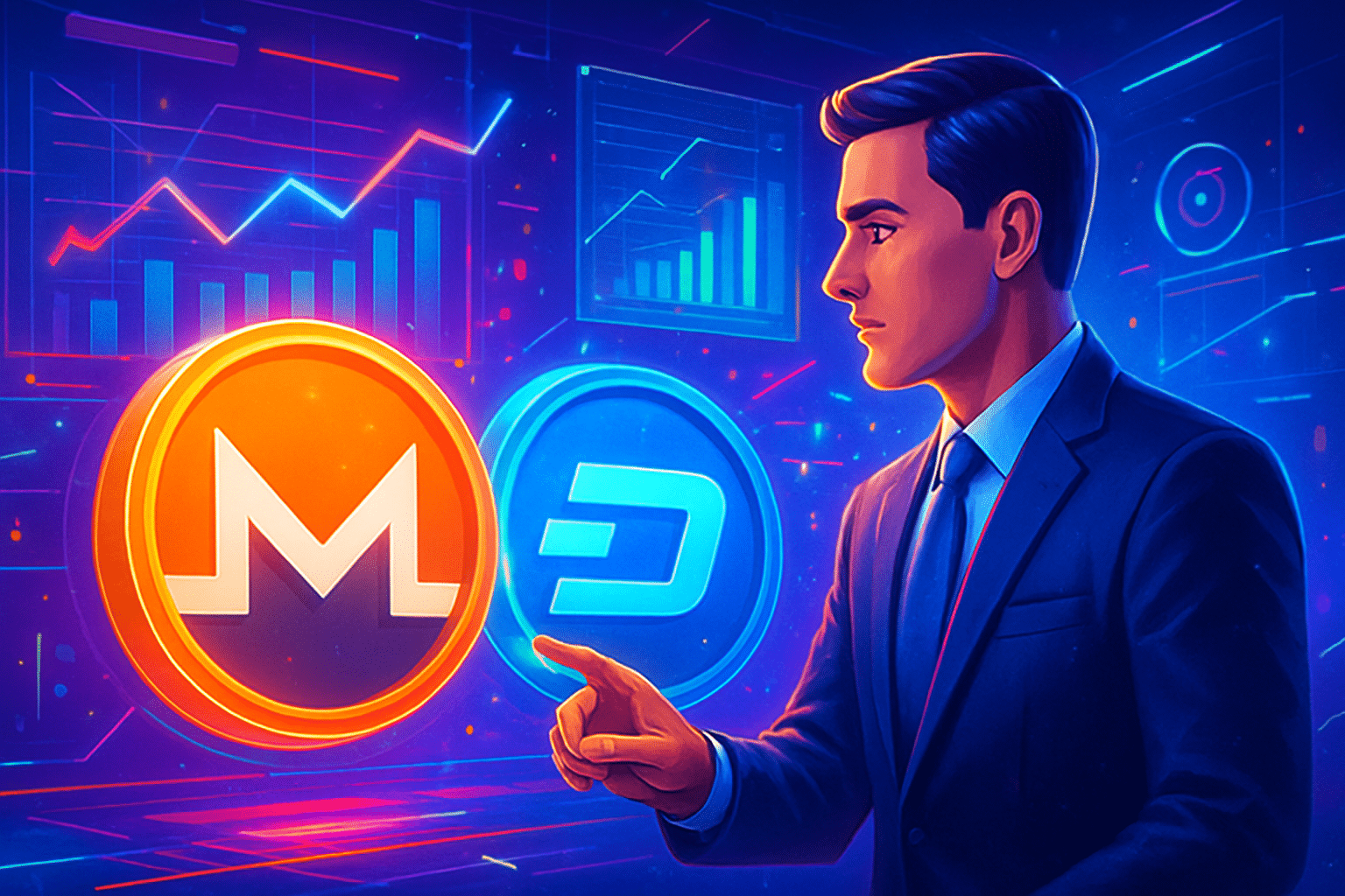 Nhà đầu tư chuyển chú ý sang coin riêng tư Nhà đầu tư chuyển chú ý sang coin riêng tư XMR và DASH